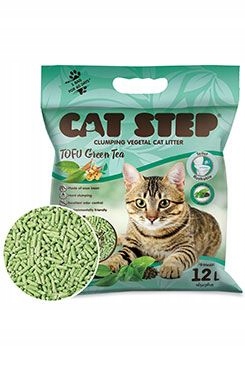 Levně Podestýlka Cat Step Tofu Green Tea 5,4kg/12l