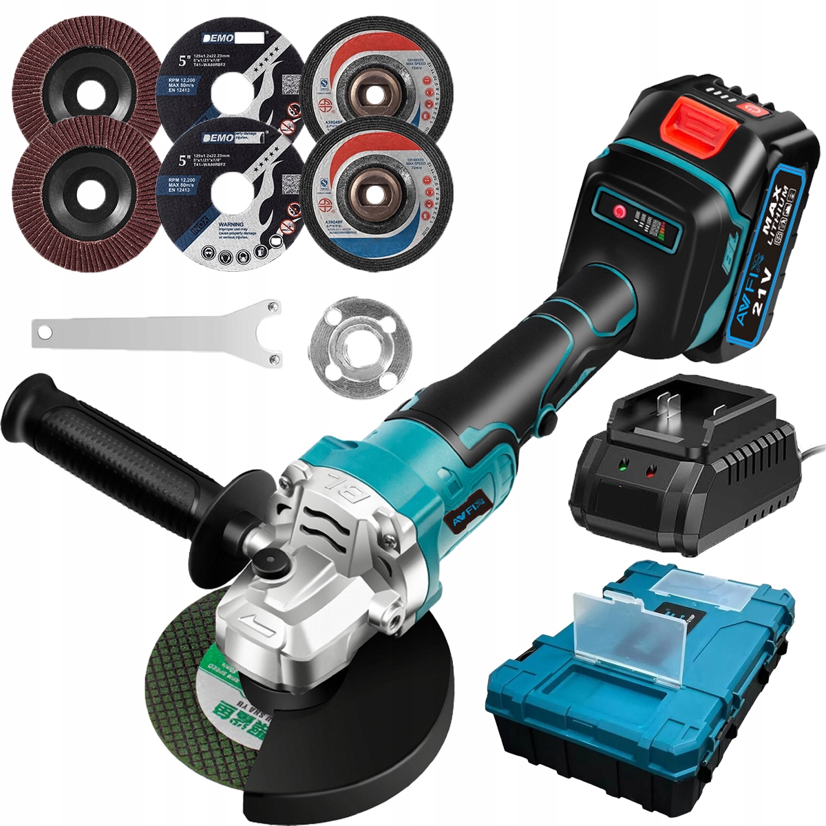 Szlifierka Kątowa Do Makita 21V 1200W 125mm Rilbstix