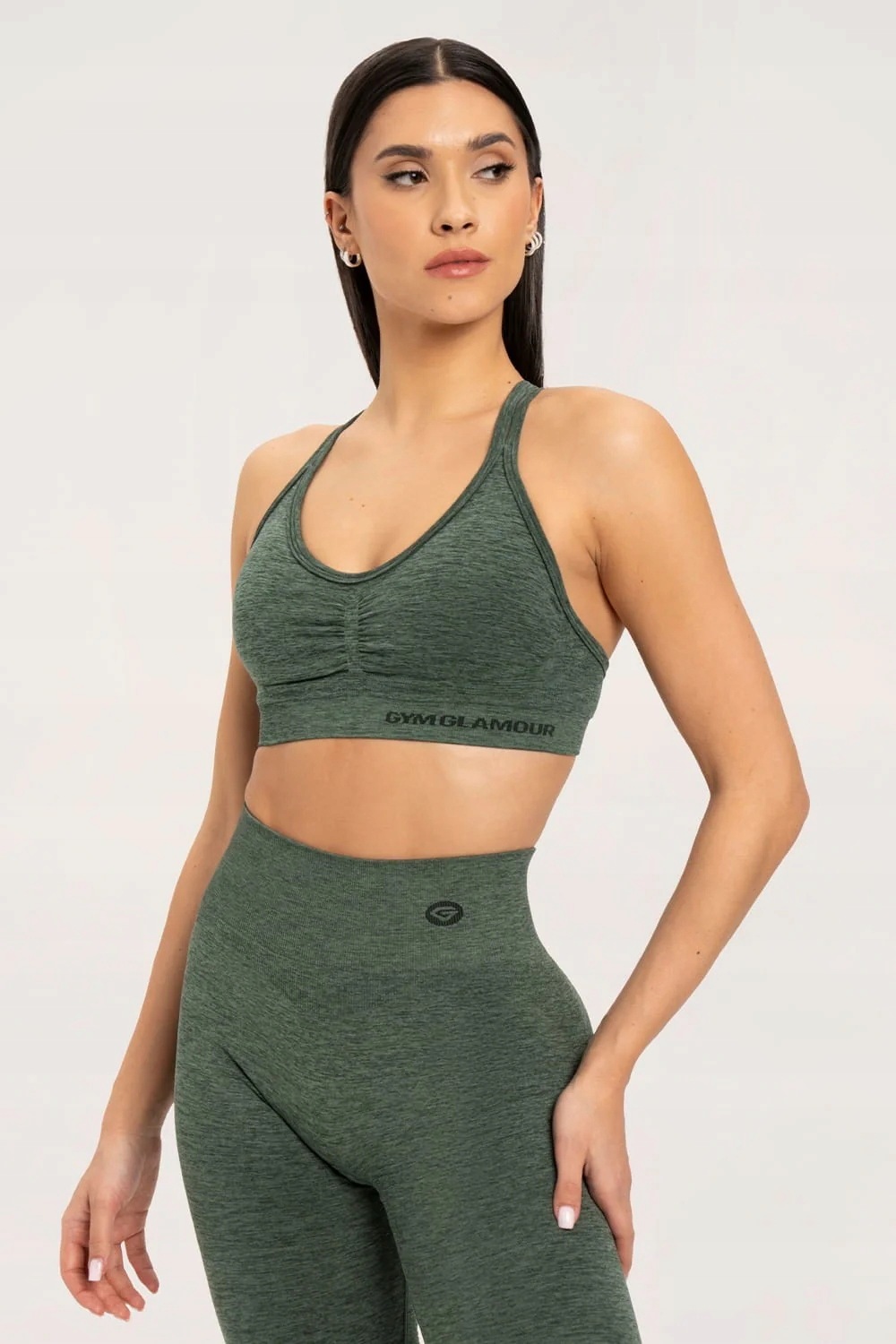 Gym Glamour Biustonosz seamless green r. Xs