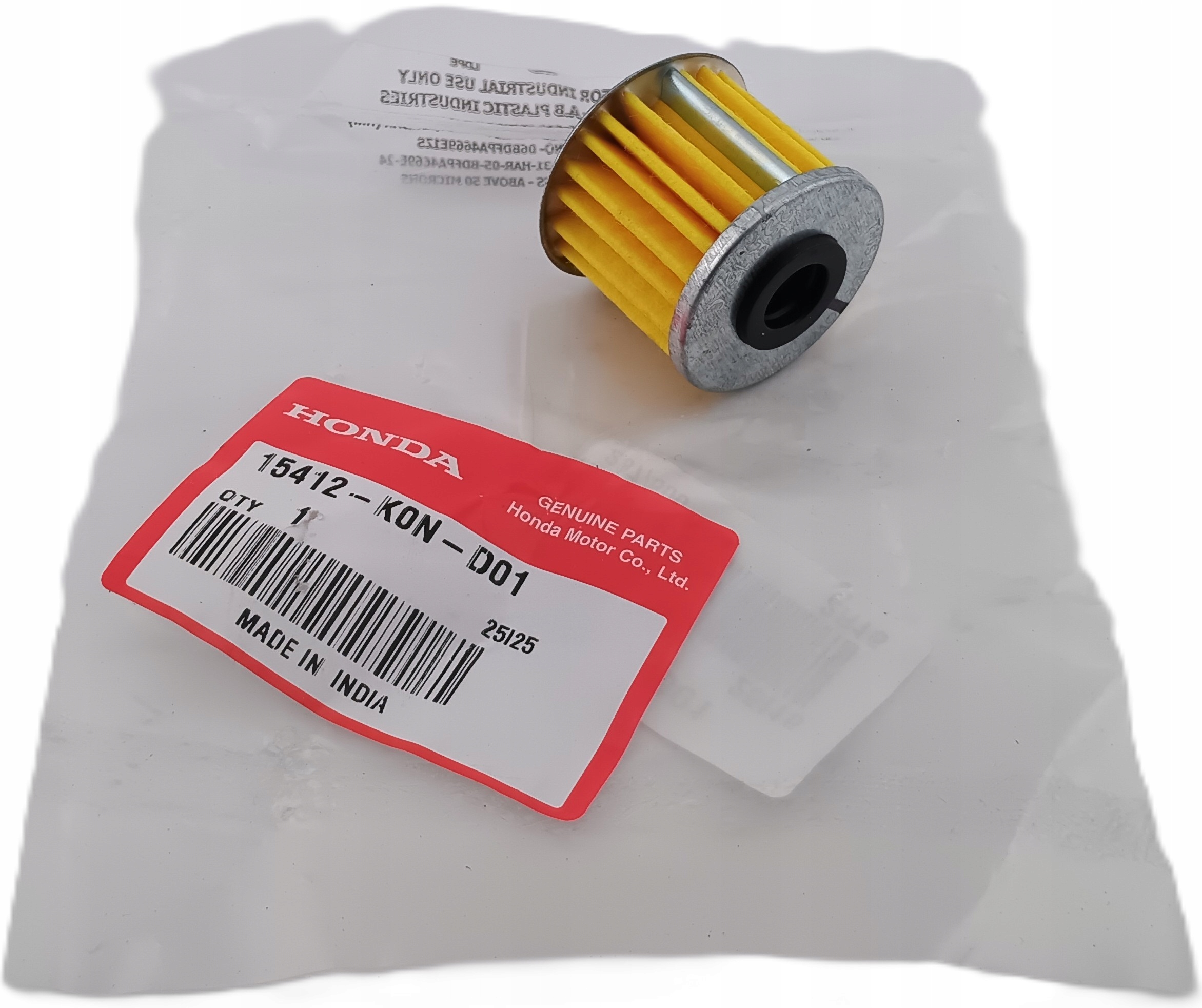 Filtr Oleju Honda Cbf 125 15412K0ND01 Oryginał