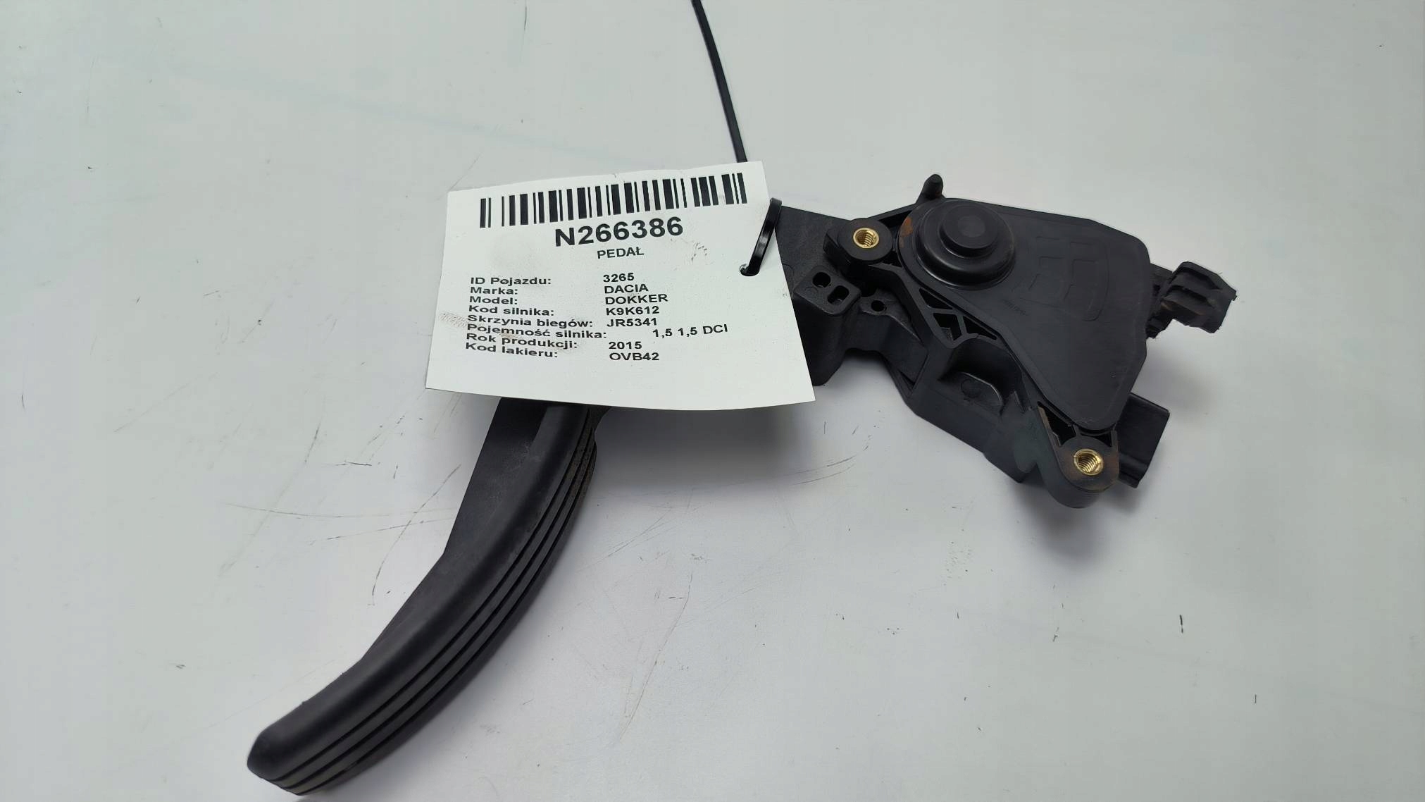 PEDAL potenciometar gas 1.5 DCI DACIA DOKKER