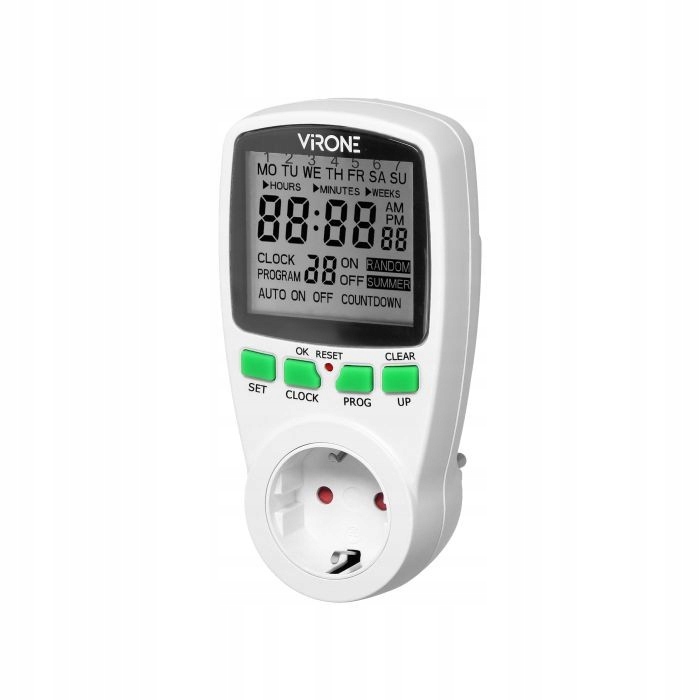 Programator czasowy elektroniczny Schuko Orno