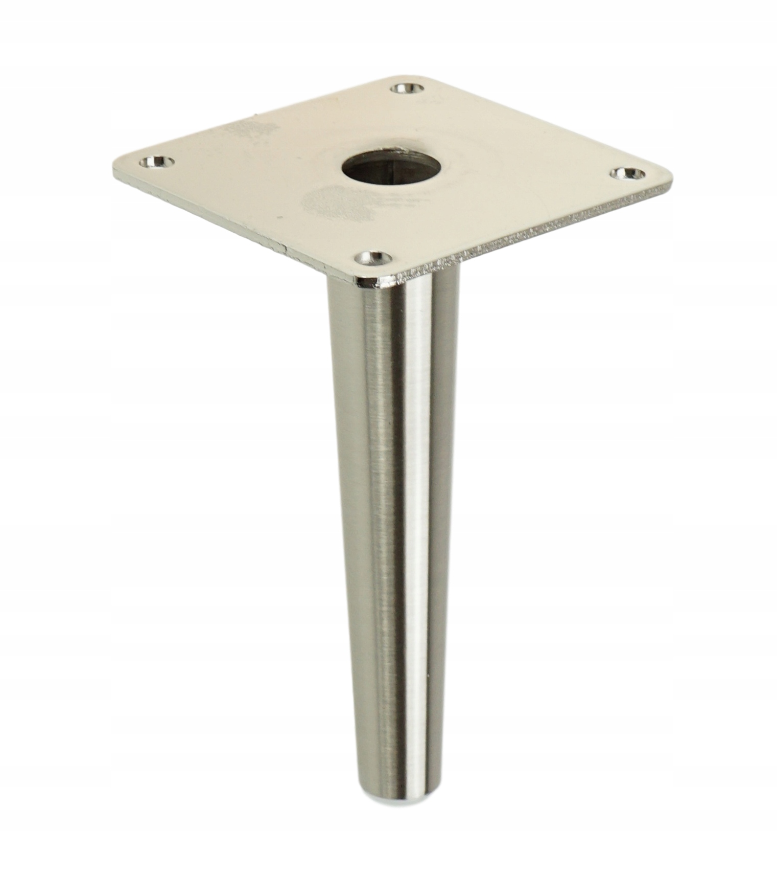 

Noga stalowa stożek prosta 18 cm stal szczotkowana