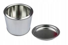 Puszka metalowa z wieczkiem 0,5L do farb
