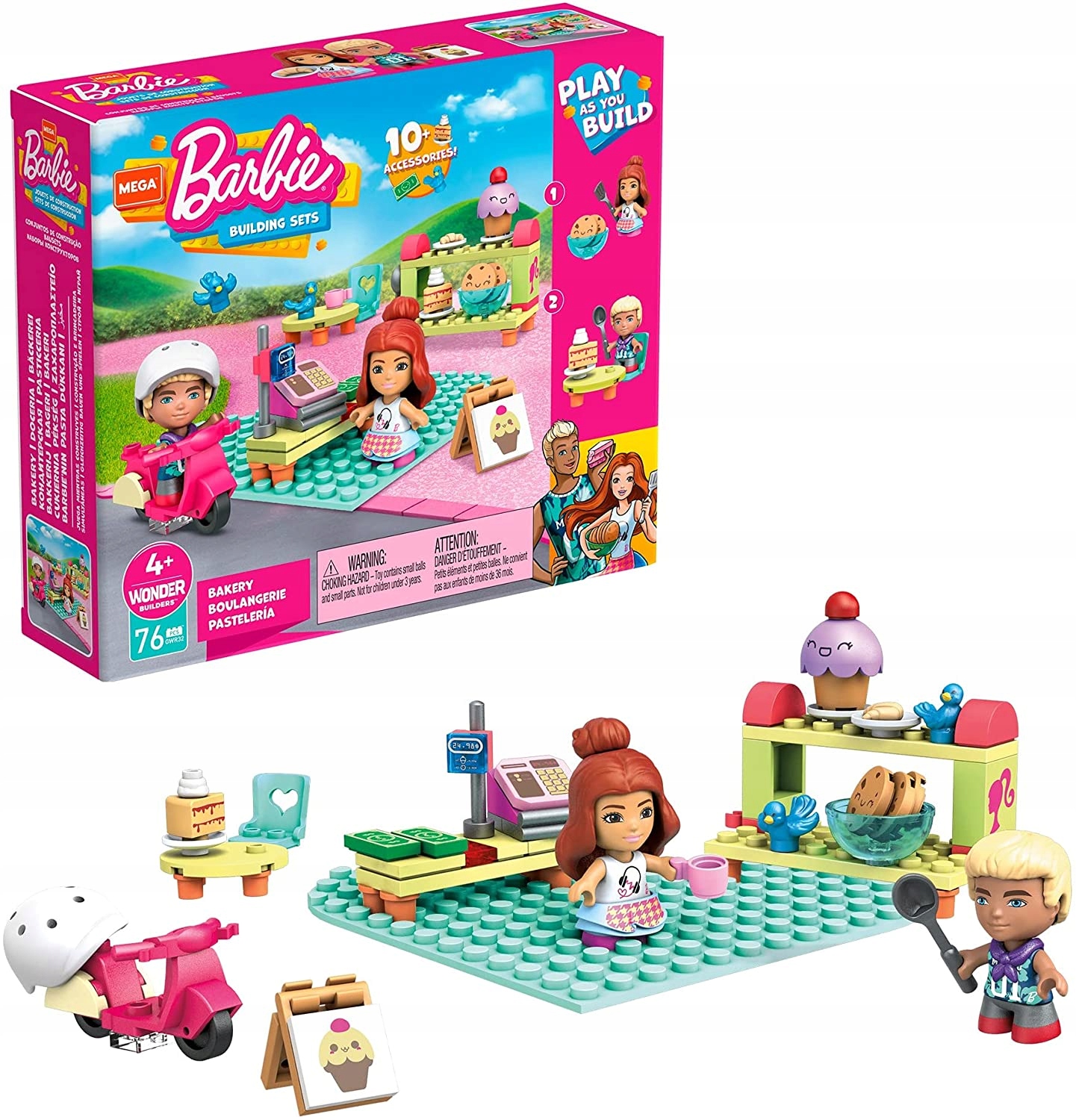 

Bloks Construx Barbie Cukiernia Klocki GWR32