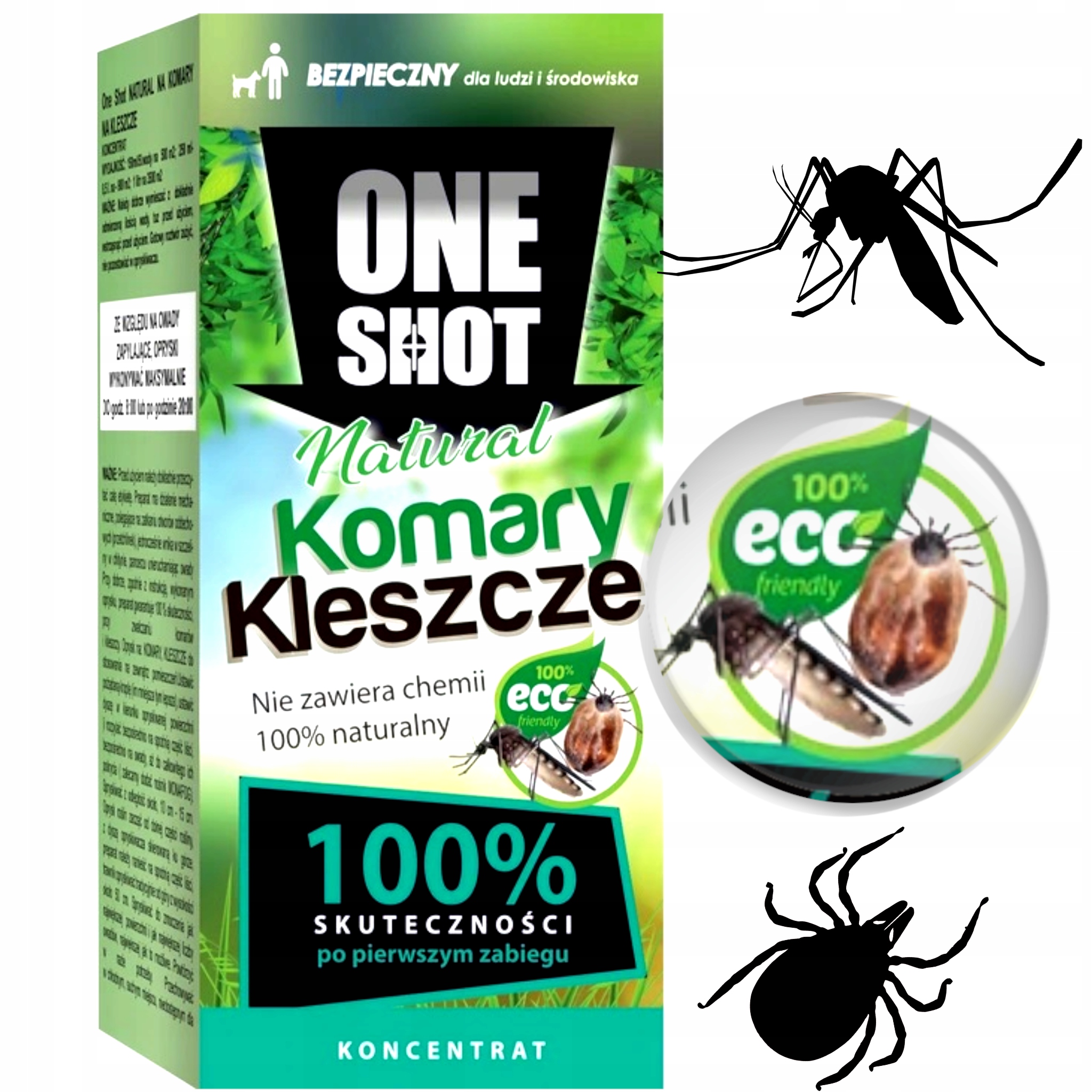 

OneShot Komary Kleszcze Koncentrat Oprysk 250ML