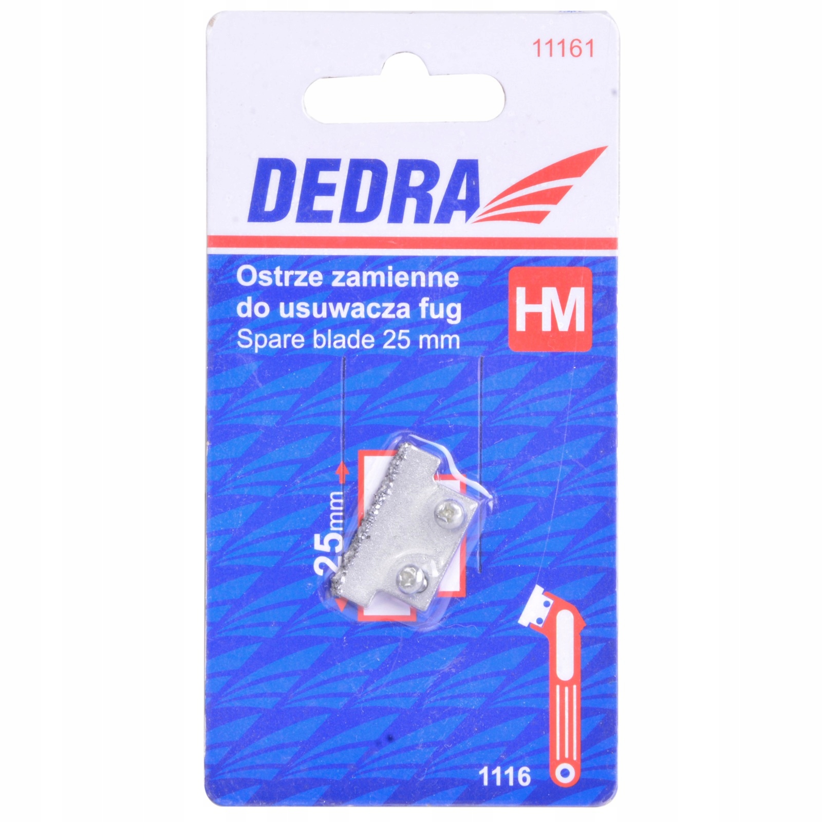 

Dedra 11161 Ostrze zam. 25mm usuwacz fug