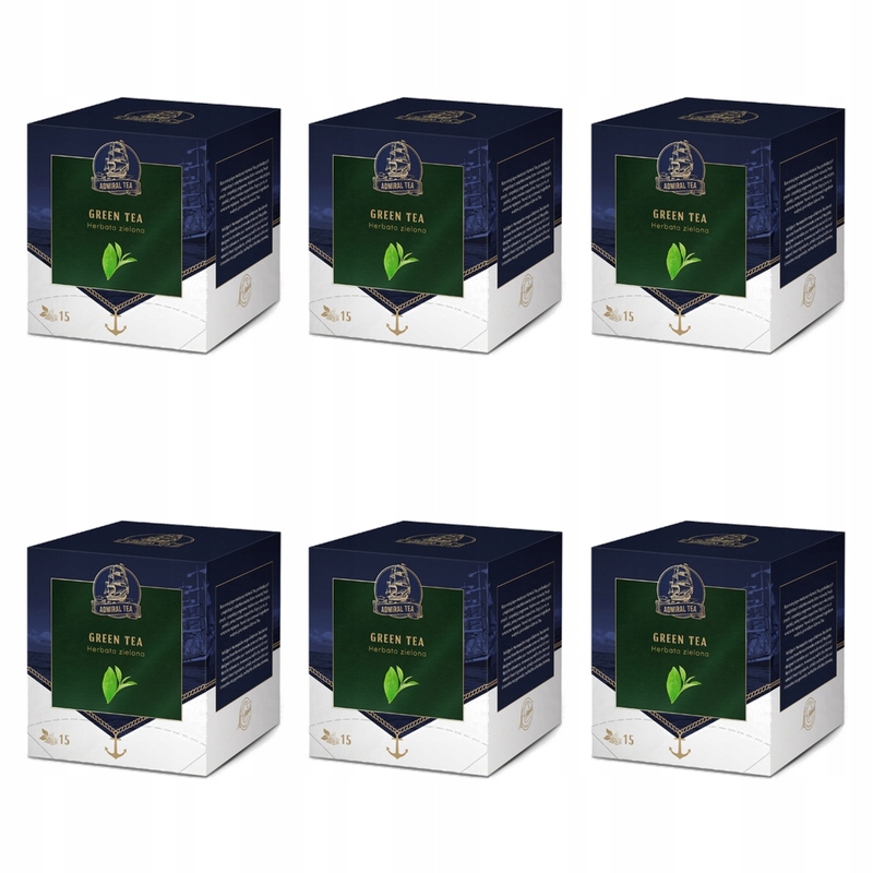 Admiral Tea Zelený Čaj 15x2 g X6