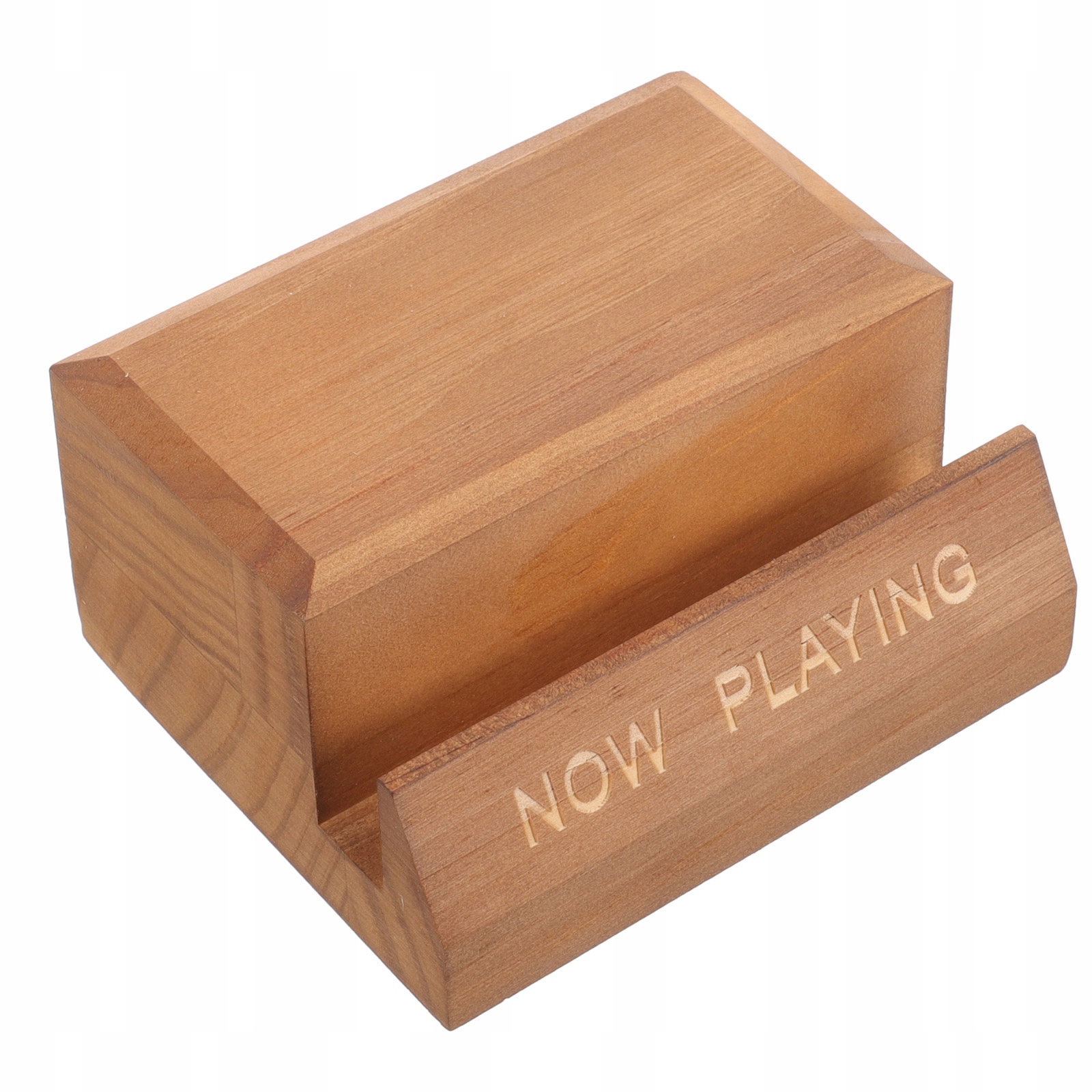 PÓŁKI WYSTAWOWE Z DREWNIANEGO STOJAKA NA PŁYTY WINYLOWE