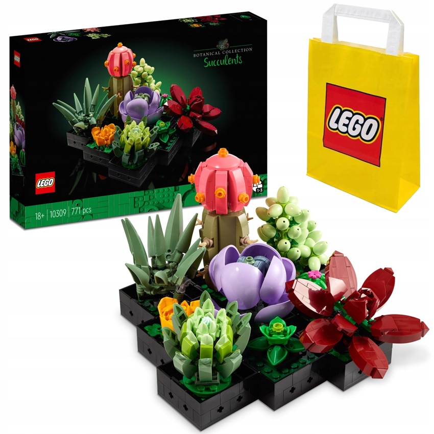 Lego Botanicals 10309 Sukulenty papírová taška Lego!