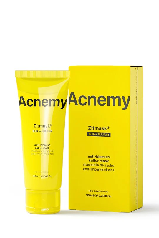 Acnemy Zitmask Sírová maska na nedokonalosti pleti 100 ml Sírová maska proti akné