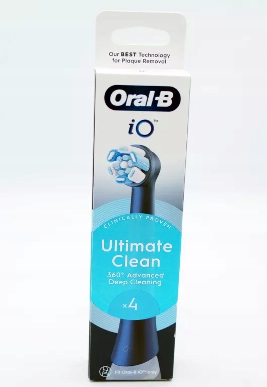 Oral-b Io Ultimate Clean Black Końcówki Do Szczoteczek Elektrycznych 4 Szt