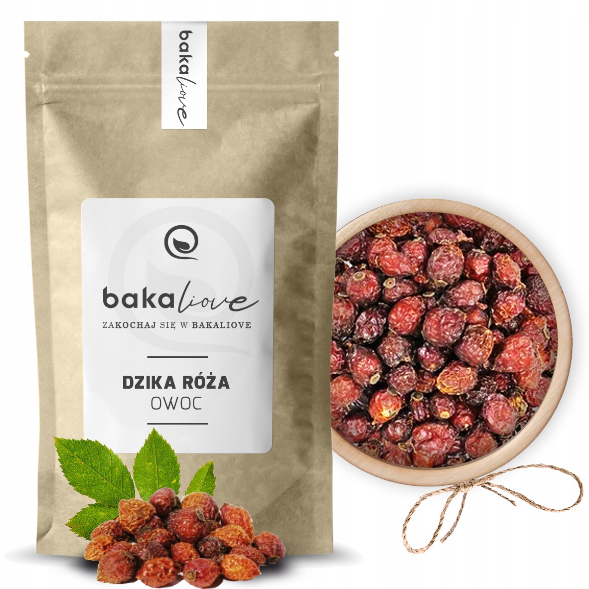 

Dzika róża owoc suszony naturalna wit.C 1kg