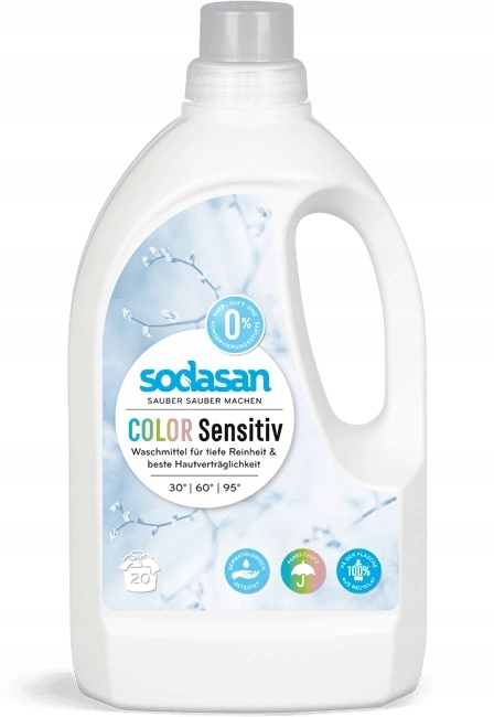 

Płyn do prania color sensitiv 1,5 litra Sodasan
