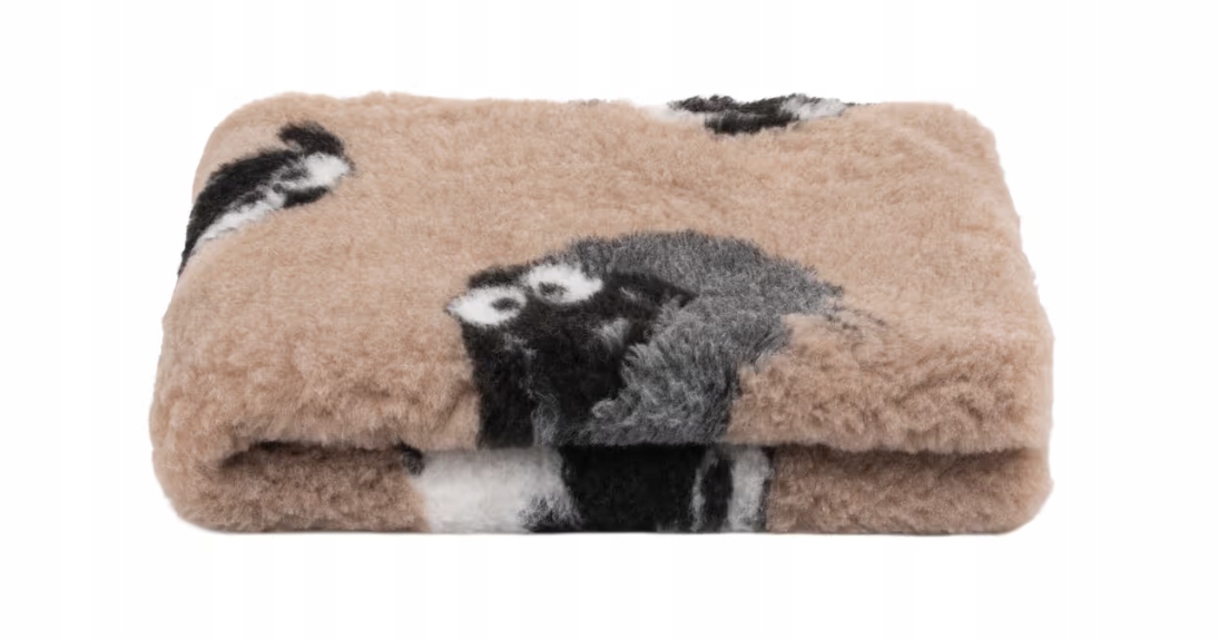 Levně DryBed Blovi VetBed A+ pelíšek pro zvířata ovce béžová L: 150 cm x 100 cm