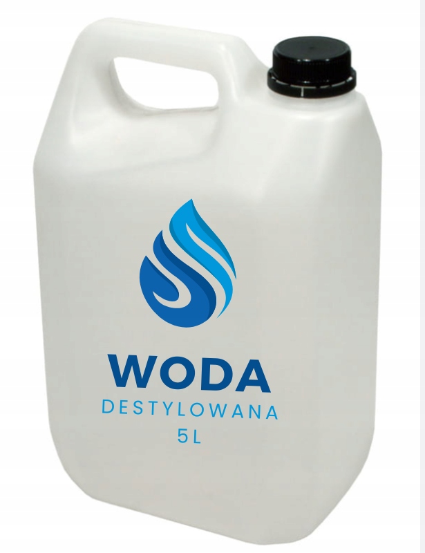 WODA DESTYLOWANA DEMINERALIZOWANA 5L DO ŻELAŻEK
