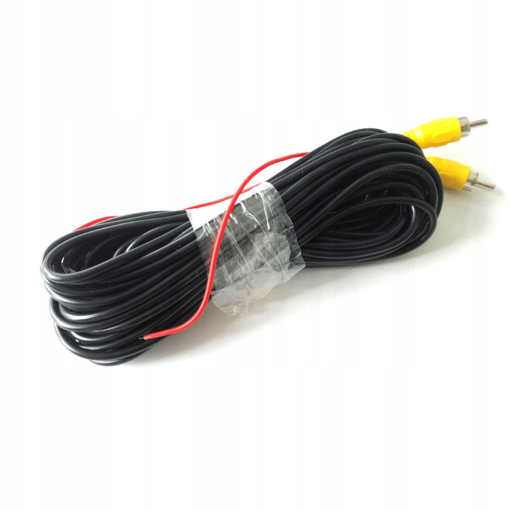 

Kabel Rca 15m Przewód Do Kamer Cofania Chinch
