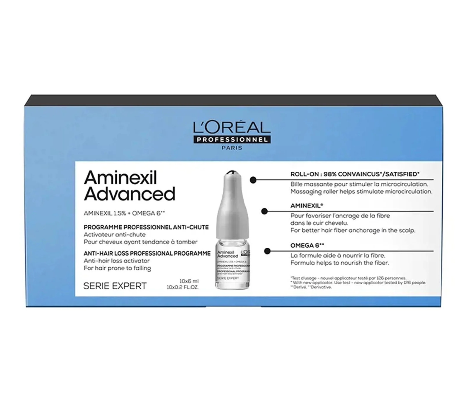 Loreal Scalp Aminexil Advanced Kuracja przeciw wypadaniu włosów 10x6ml