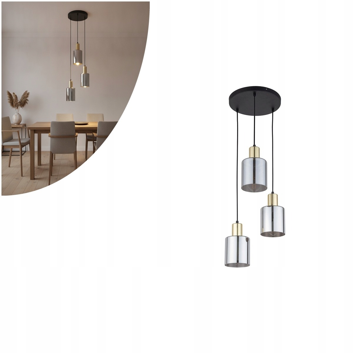 Závesná lampa Sierra Gold 6663 Tk Lighting
