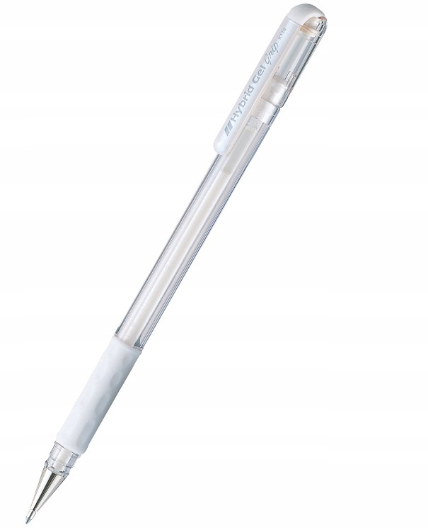 Długopis żelowy Pentel HYBRID GEL K118 BIAŁY • Cena, Opinie - Allegro
