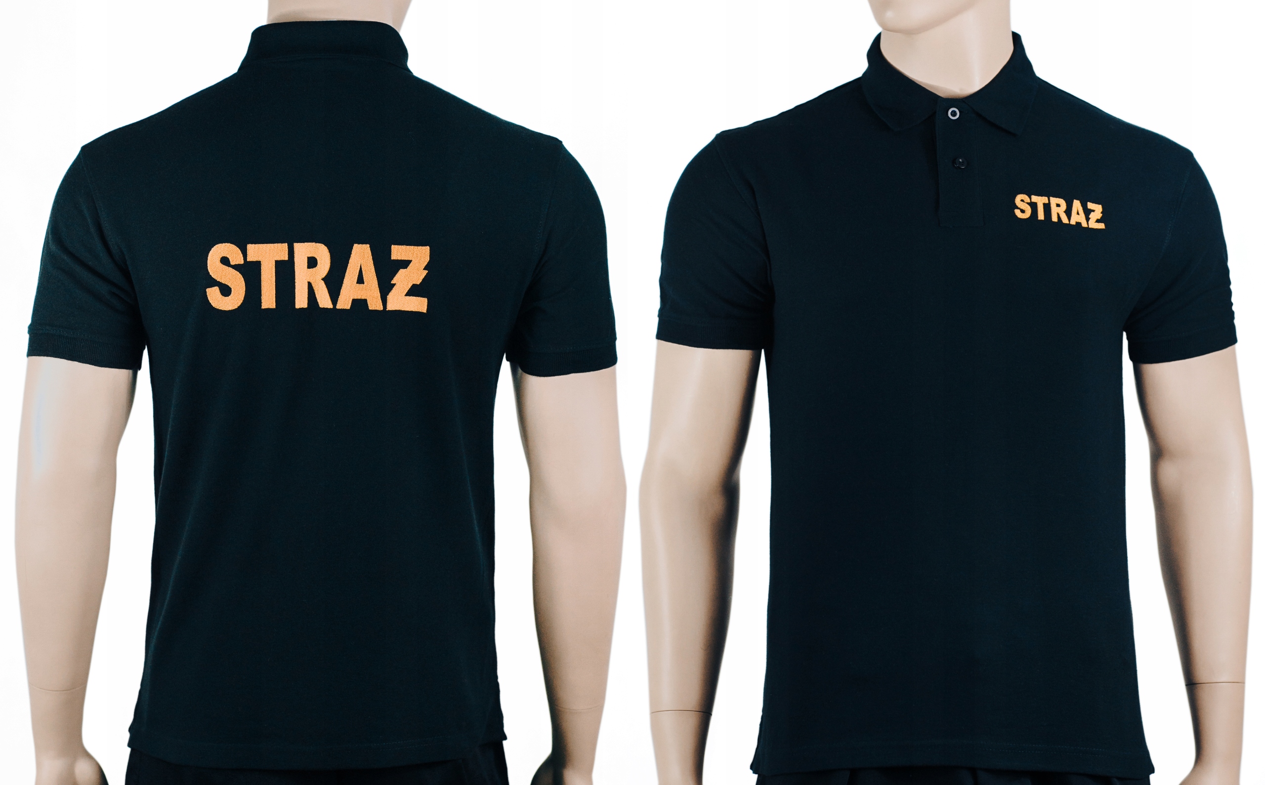 

Koszulka polo Straż czarna haft nadruk 3XL