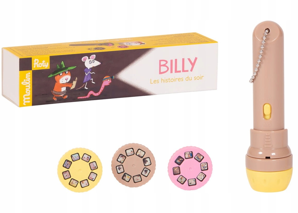 Latarka Projektor Przygody Billego Moulin Roty