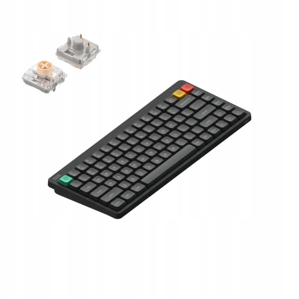 NuPhy Node 75 Klawiatura Bezprzewodowa Niskoprofilowa Mechaniczna Szara