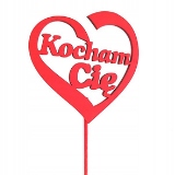 

Serce Kocham Cię -dodatek Do Słodkiego Bukietu
