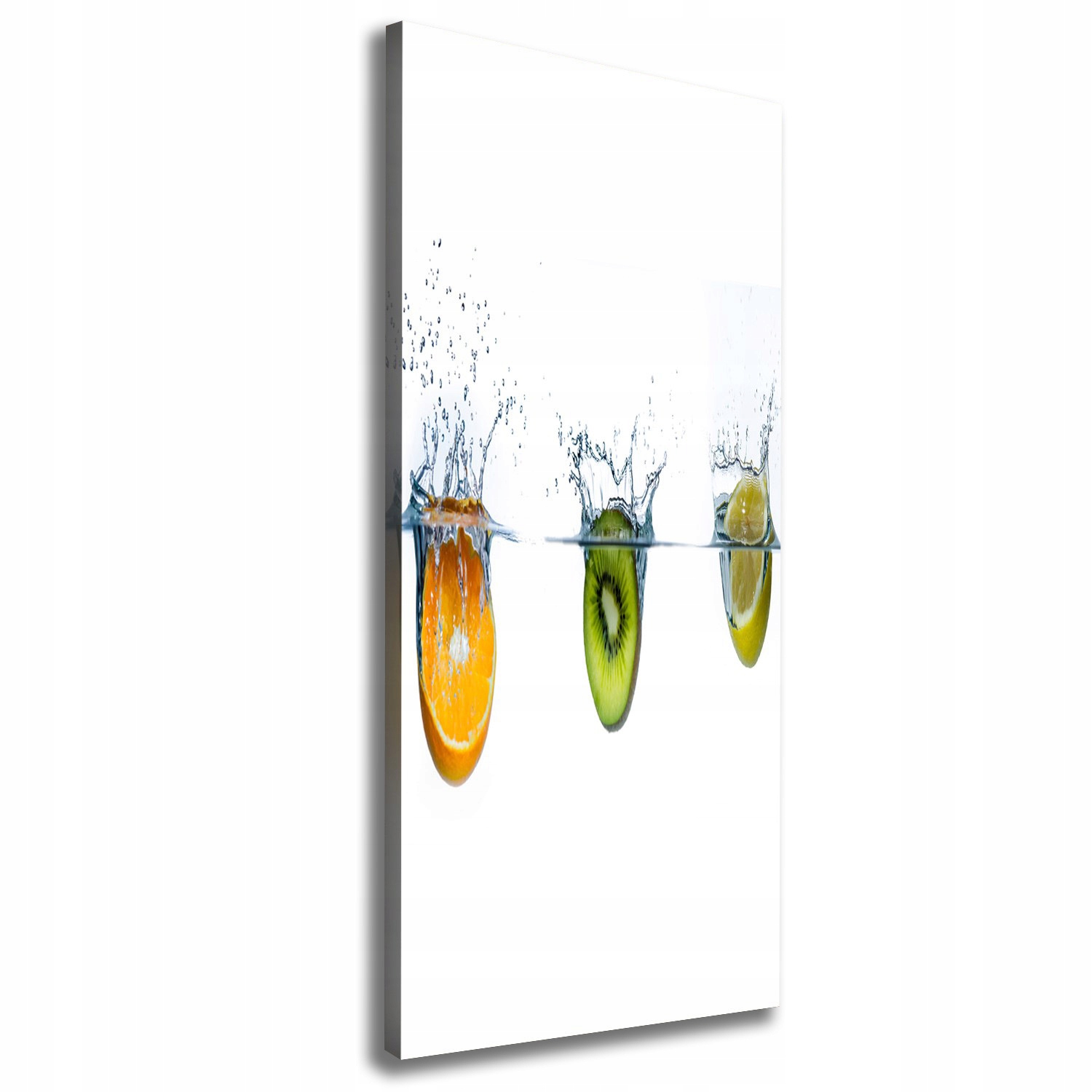 

Foto obraz na płótnie Owoce pod wodą 50x125 cm