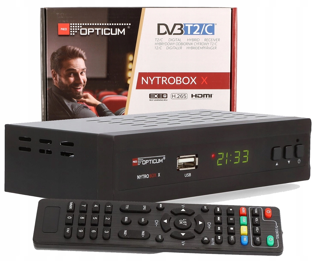 Tuner DVB-T2 dekoder Opticum Nytrobox X
