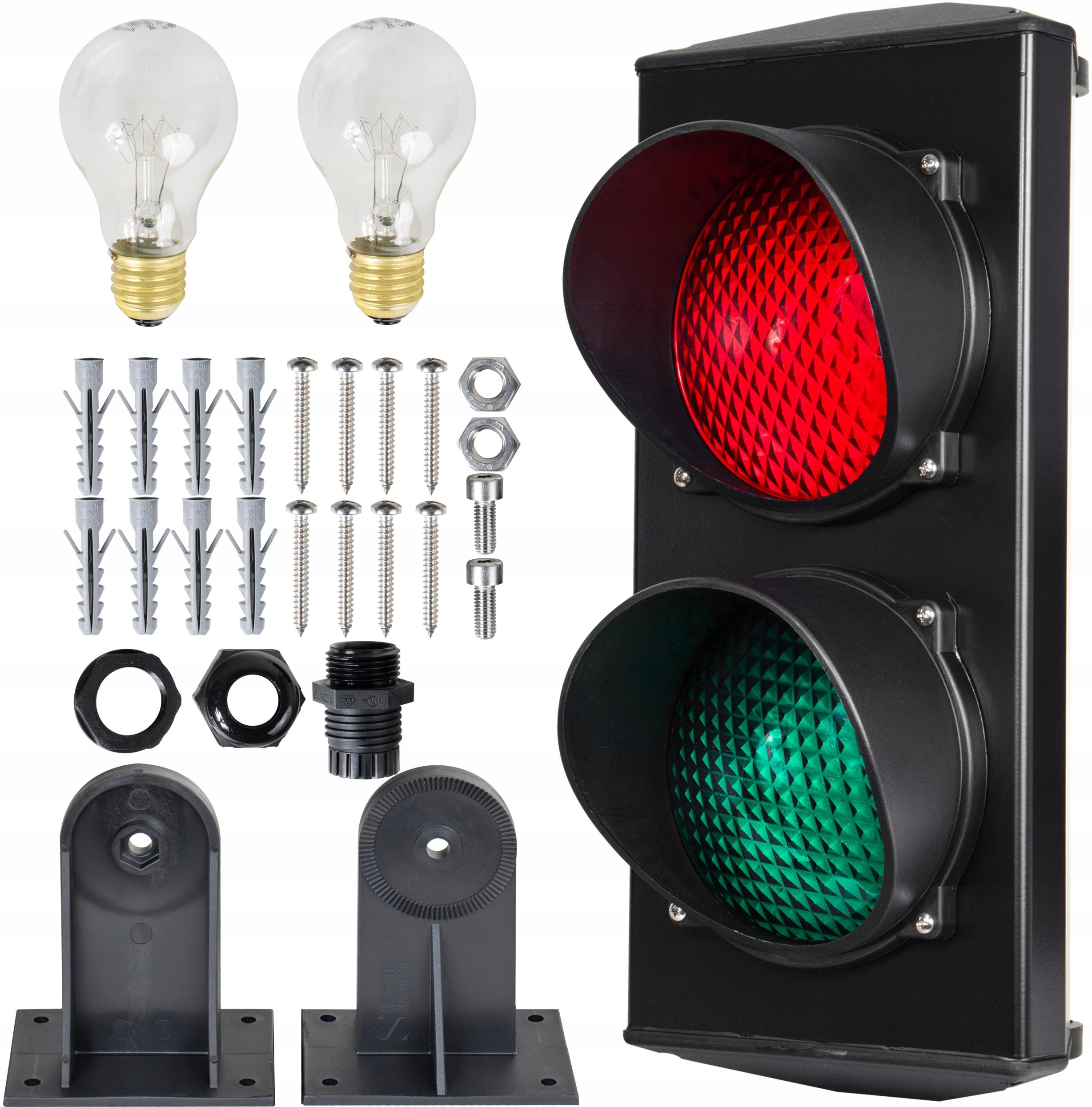 Semafor Came dwukolorowy z uchwytem montażowym