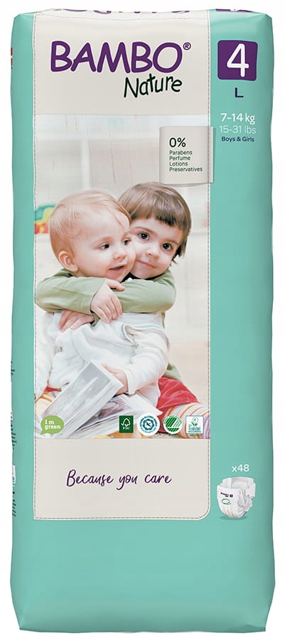 Biolane Natural Diapers 44 Diapers Size 4 (7-18 Kg) 