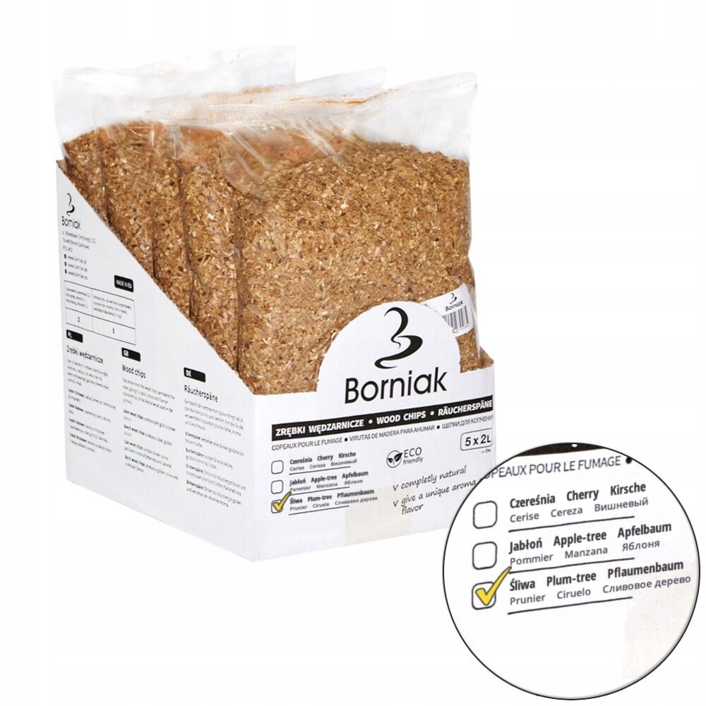 Zrębki Wędzarnicze Borniak - Śliwa 10L