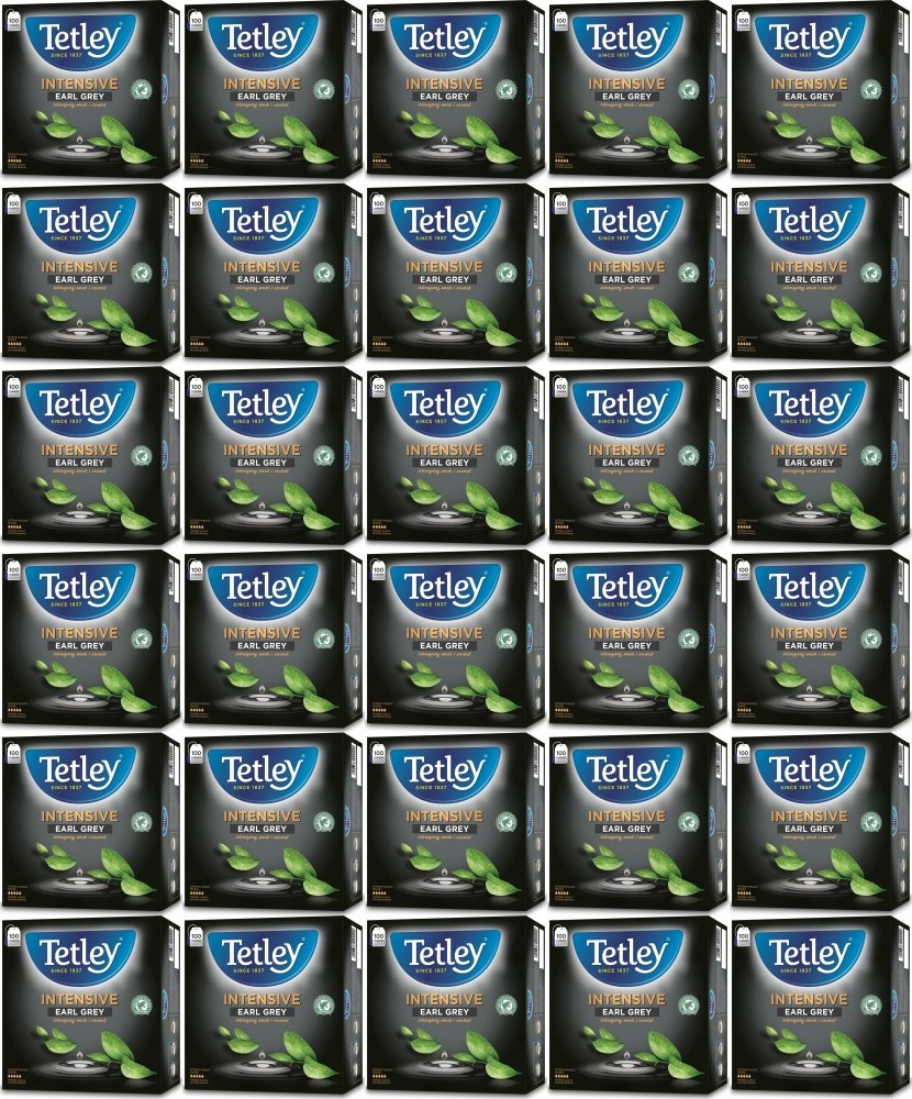 Tetley herbata czarna Intensive Earl Grey 100 Torebek x36