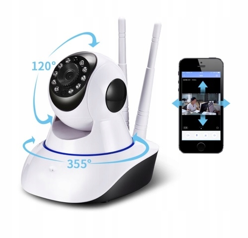 KAMERA IP NIANIA WIFI HD MONITORING OBROTOWA IOS ELEKTRONICZNA Model JT-110BW-2A