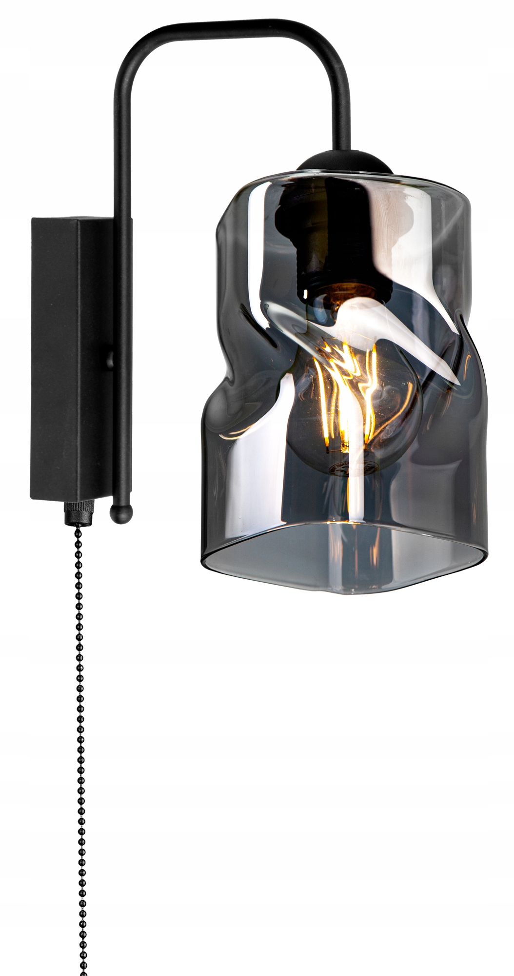 

Szklana Lampa Kinkiet Ścienny Nowoczesny Loft Led