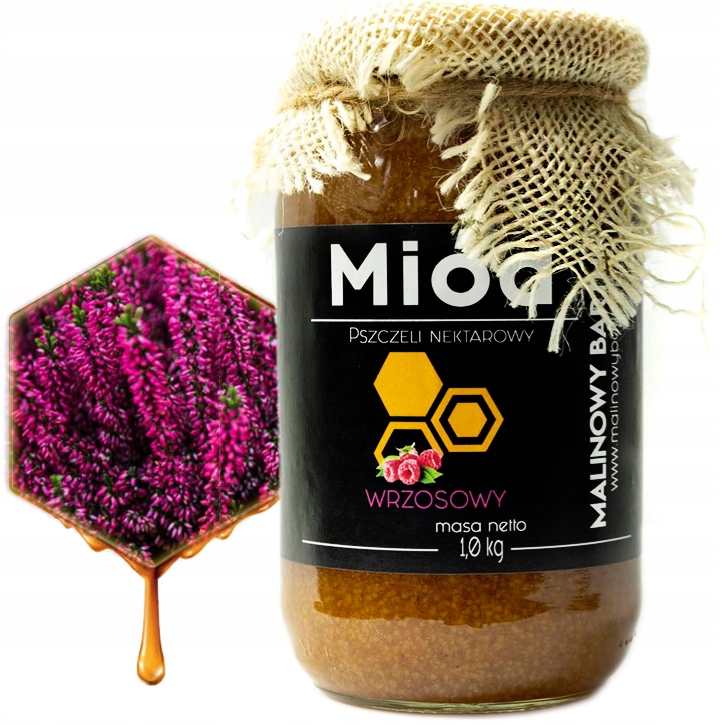 Levně Vřesový Med Přírodní Pravý Čerstvý Unikátní med, skvělá chuť