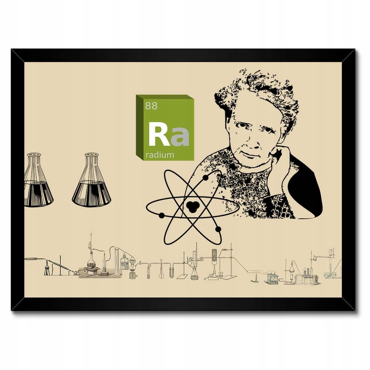 Plakáty v rámu 40x30 Maria Skłodowska-Curie