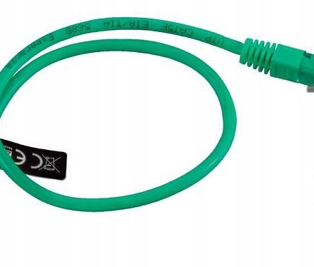 Patchcord Esperanza kat. 5e Utp RJ45 zielony 0,5m EB272G 25 sztuk