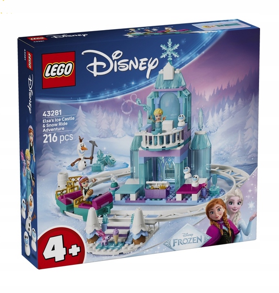 Lego 43281 Disney Frozen Ledový Hrad Elzy A Sněhová Jízda