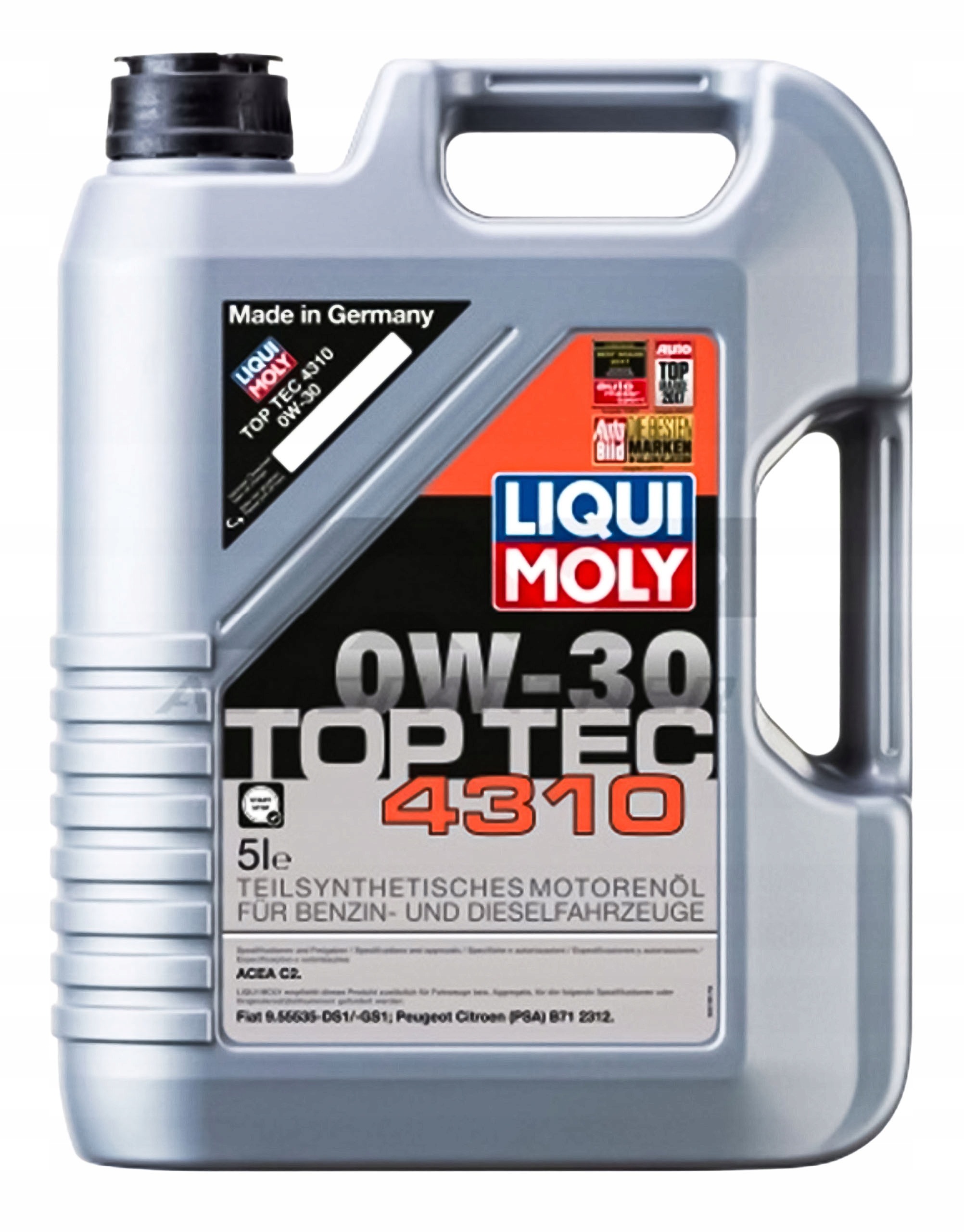 Olej liqui moly 0v30 5 l top tec 4310 c2 9 55535-ds1 9 5553 Liqui Moly 236