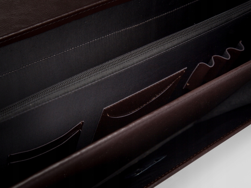 POLSKA AKTÓWKA TECZKA NA DOKUMENTY SOLOME Model AKTÓWKA TH01 BROWN