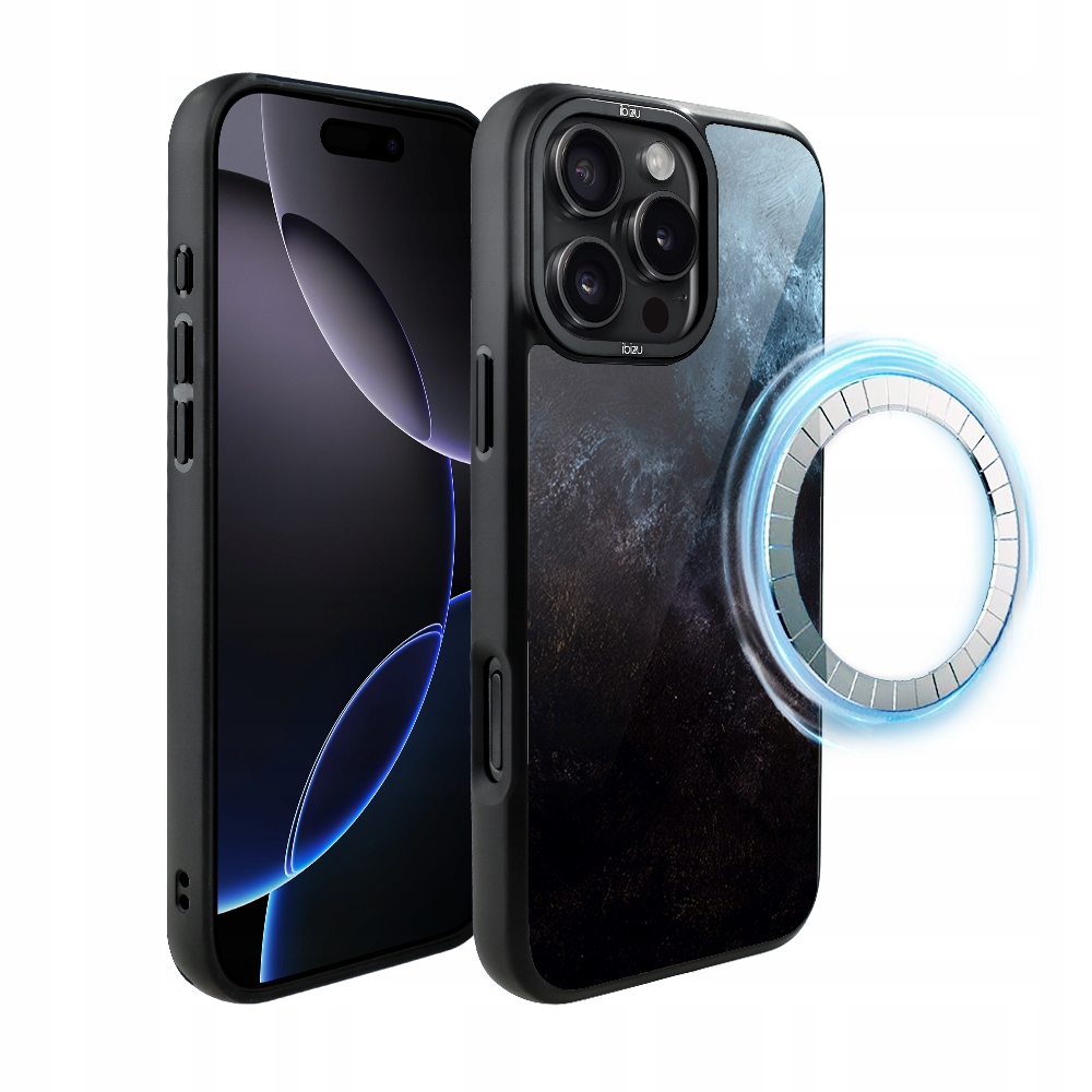 Pouzdro pro iPhone 16 Pro Ibizu DropGuard Matt s MagSafe, Deep Ocean