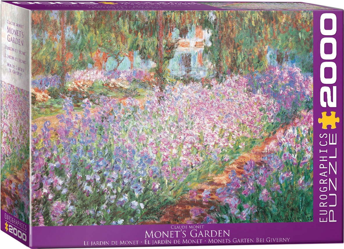 Puzzle 2000 Monets Garden by Claude Mo 8220-4908