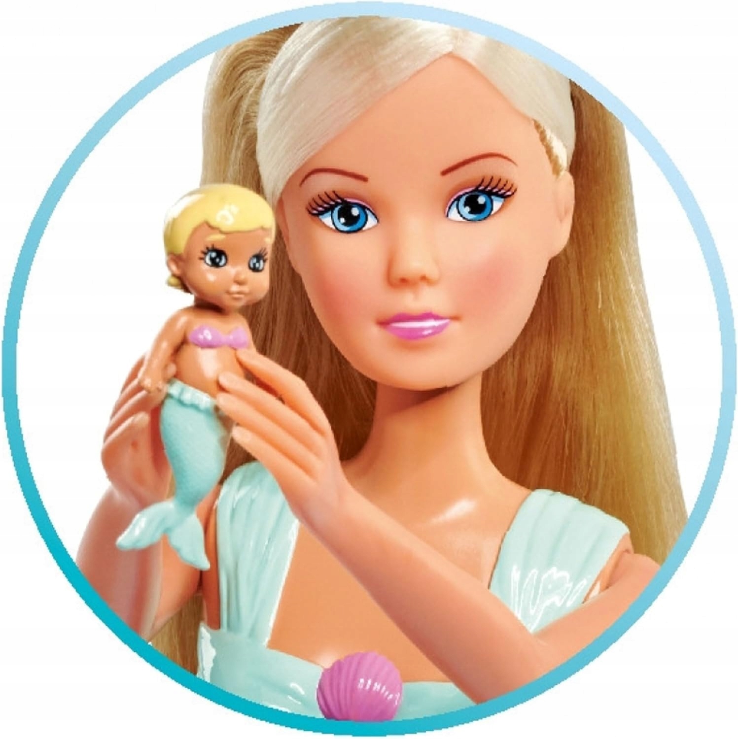 Simba Lalka syrenka Steffi w ciąży lalka jako ciężarna syrenka z Kevinem Wiek dziecka 3 lata +