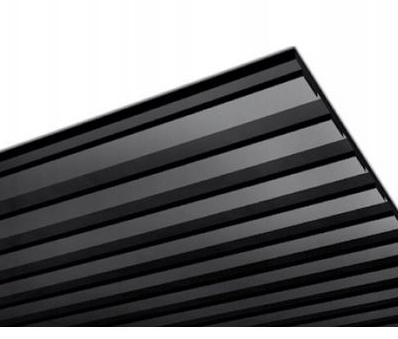 Wykładzina 3mm guma szeroki ryfel ryflowana 10cm gumowa