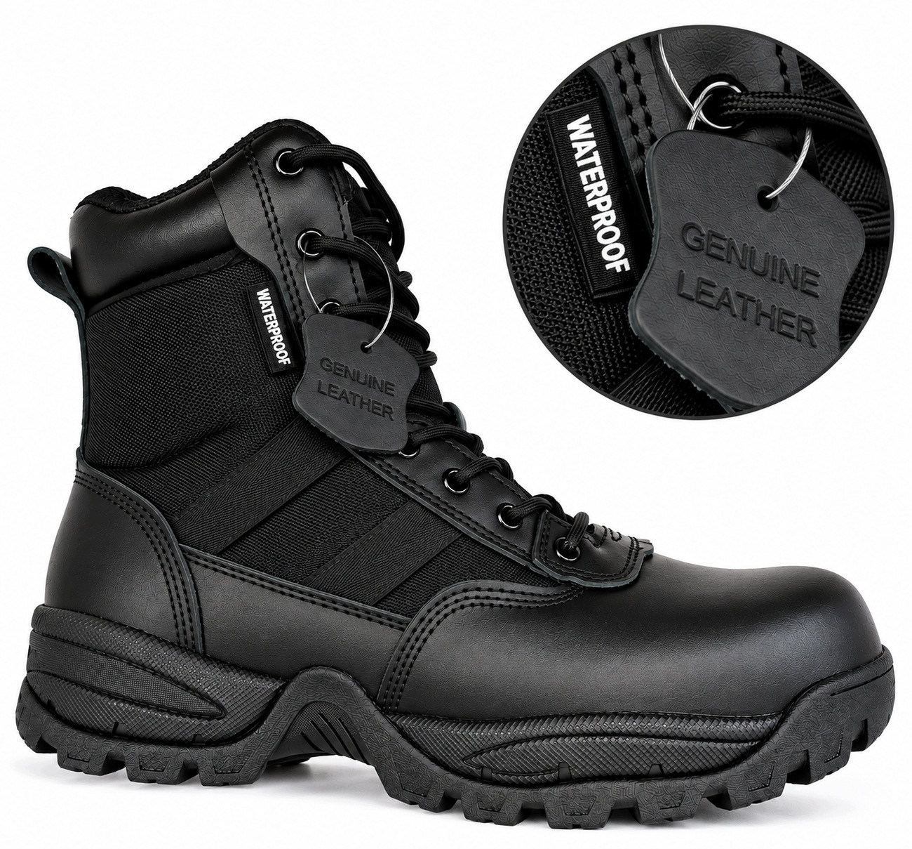 Remus Buty Taktyczne Wojskowe Wodoodporne metalowy podnosek r. 43
