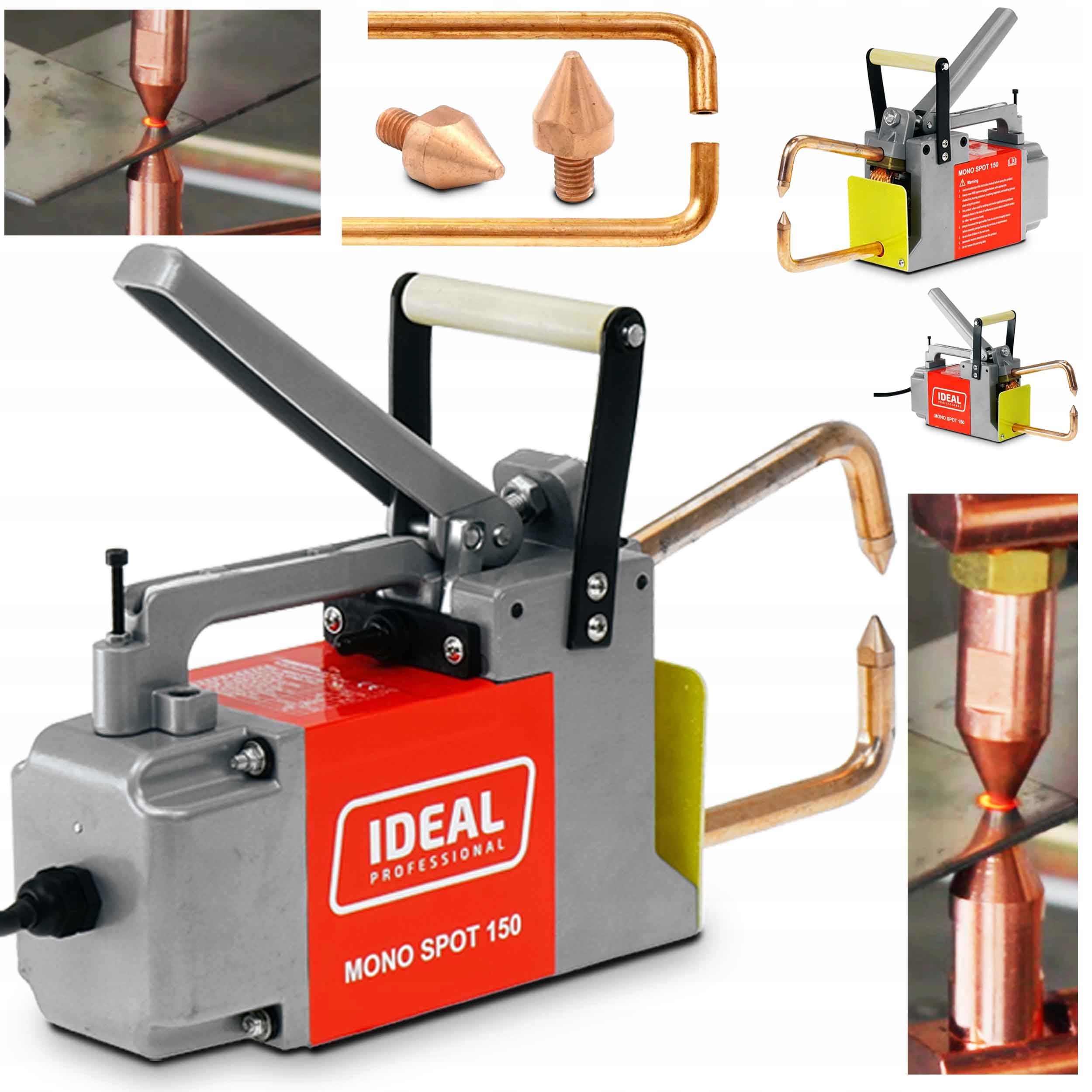 Zgrzewarka Kleszczowa Blacharska Ideal Mono Spot 150 230V 3800A do blach