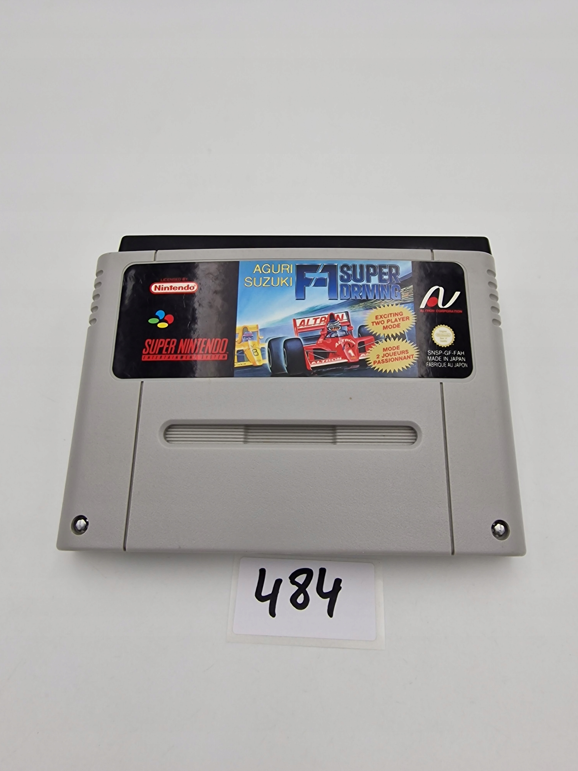 NINTENDO SNES F-1 SUPER DRIVING Producent Nintendo