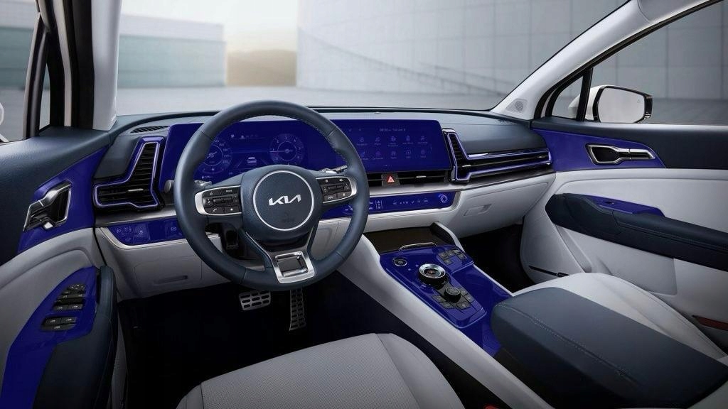 Fólie do interiéru Kia Sportage Průhledná ochrana interiéru